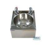 BaSix Stainless Steel Hand Wash Station + Lever Taps