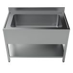 Pot Wash Sink Unit 1200mm With Large Single Bowl
