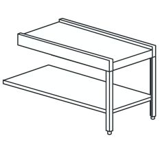 Inlet Table With Undershelf 120cm